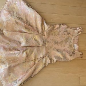 Girl's Pink and Gold Dress